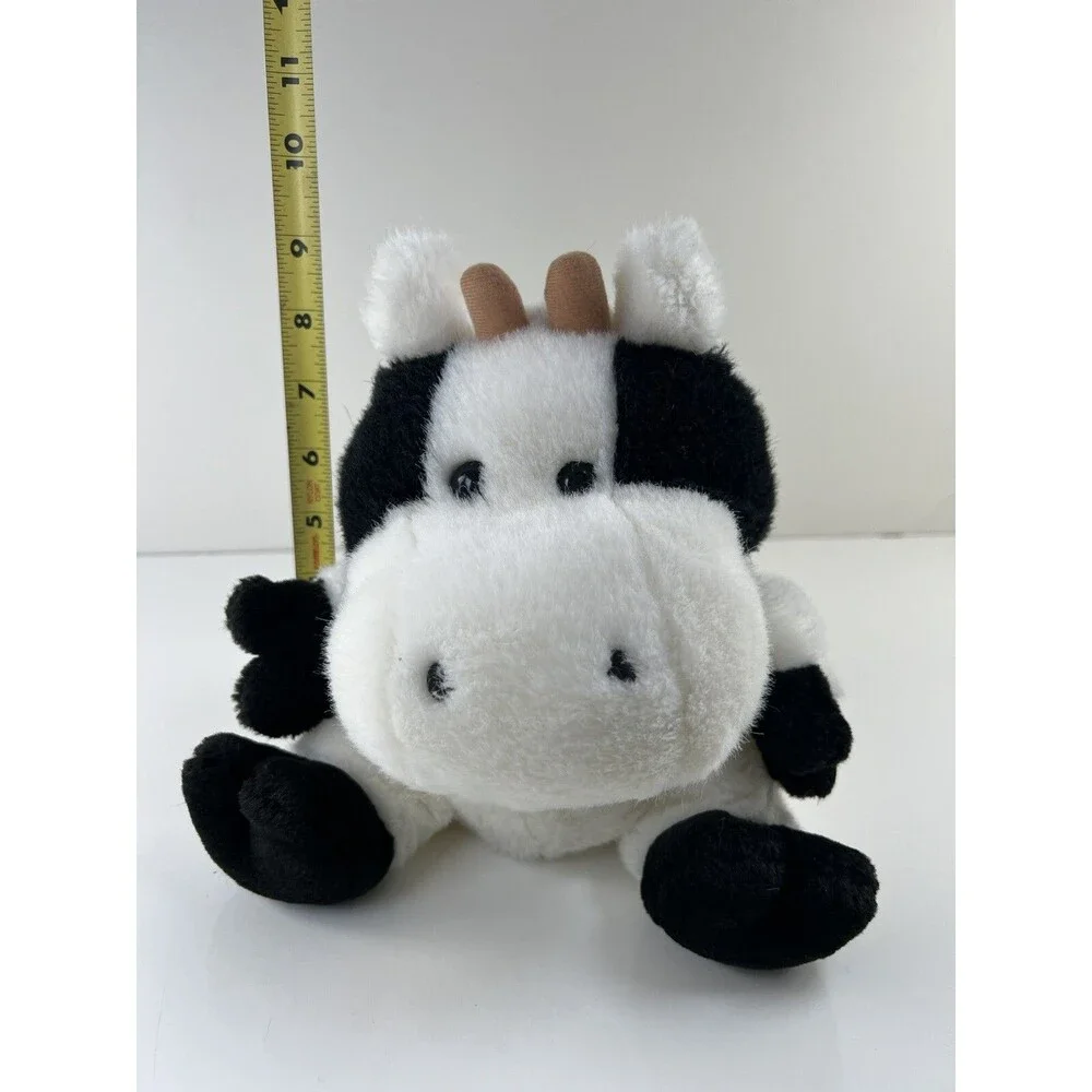 DGE Snuggie Hand Puppet Cow Toy Plush Vintage 1999 Stuffed Animal 9